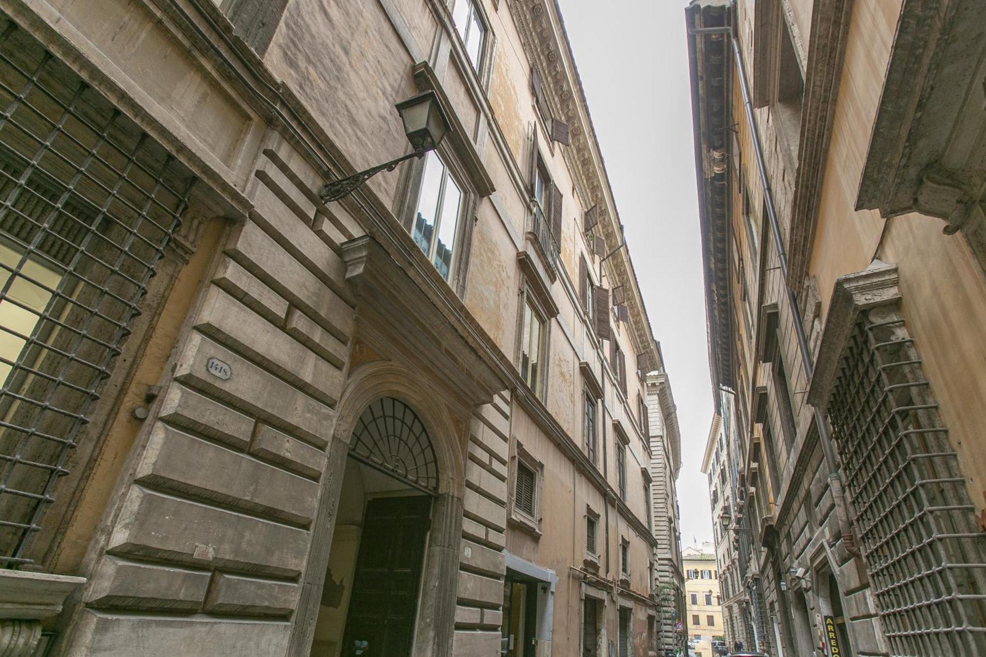 Ferienwohnung Pantheon Palazzo Nari Rom Exterior foto
